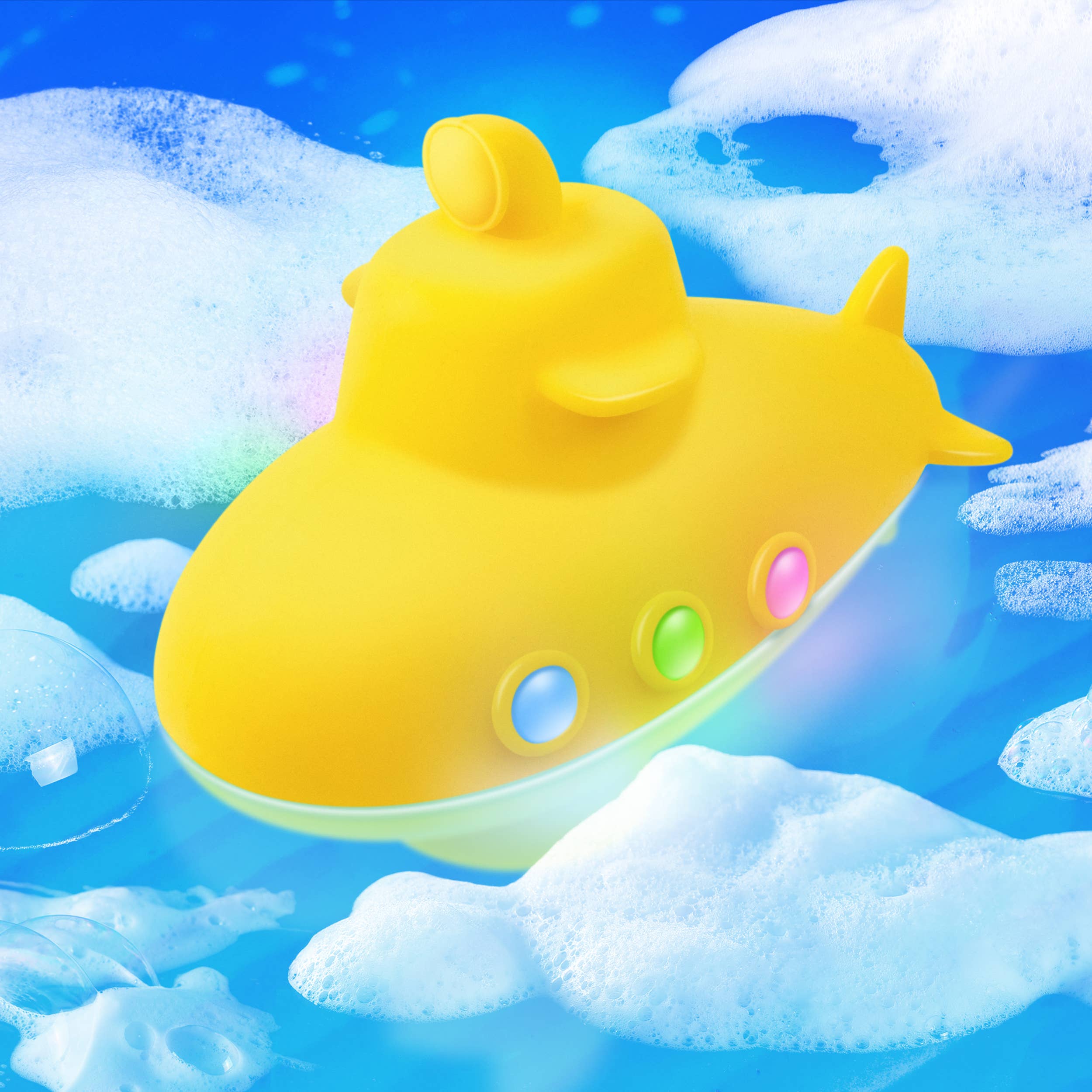 Fred & Friends - Tub Sub - Light Up Bath and Pool Toy