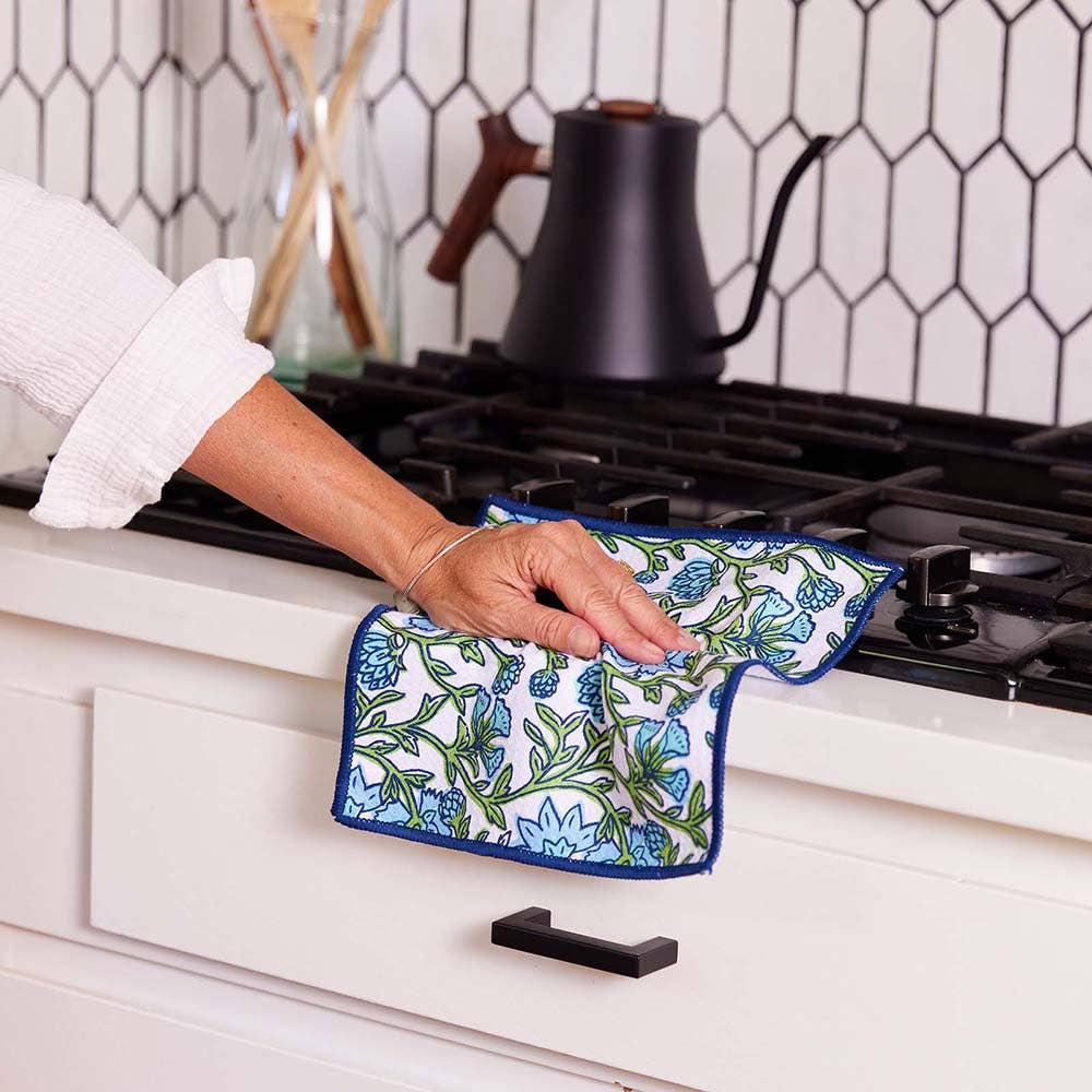rockflowerpaper - BLAIRE BLUE Dish Cloths, Set of 3