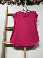 LINEN & COTTON HOUSE - COTTON T-SHIRT ROUND NECK, BASIC 8117