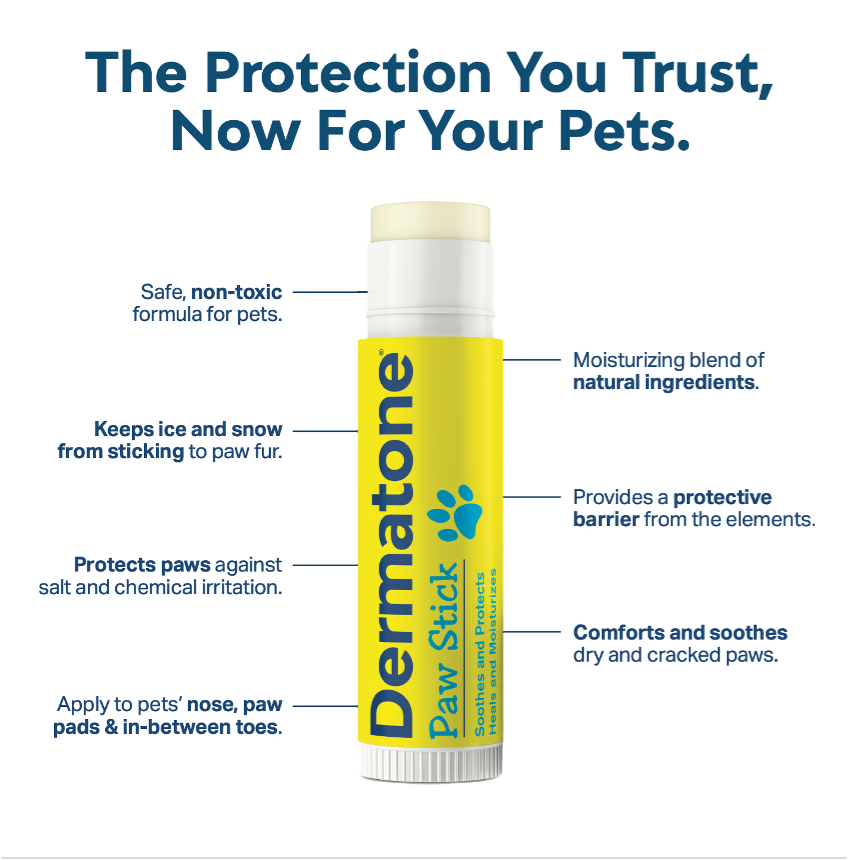 DERMATONE - Paw Protection Stick - 0.5 oz