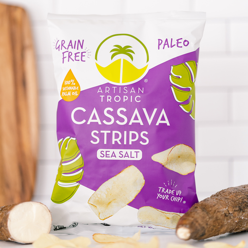 Artisan Tropic - 4.5 oz Cassava Strips: Sea Salt