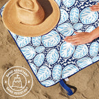 rockflowerpaper - CORAL GARDEN Reversible Beach Towel