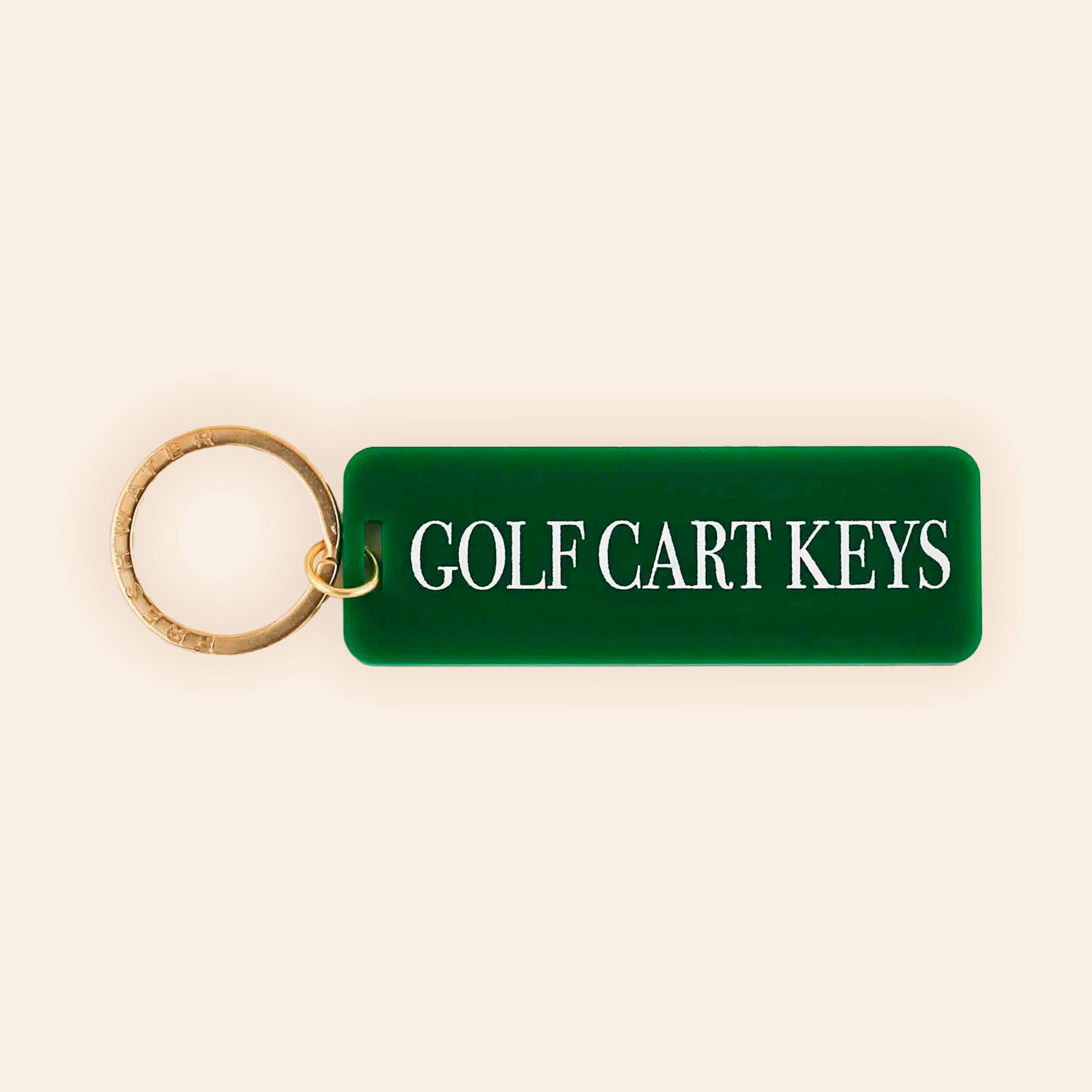 Freshwater Curated Goods - Golf Cart Keys Rectangle Keychain