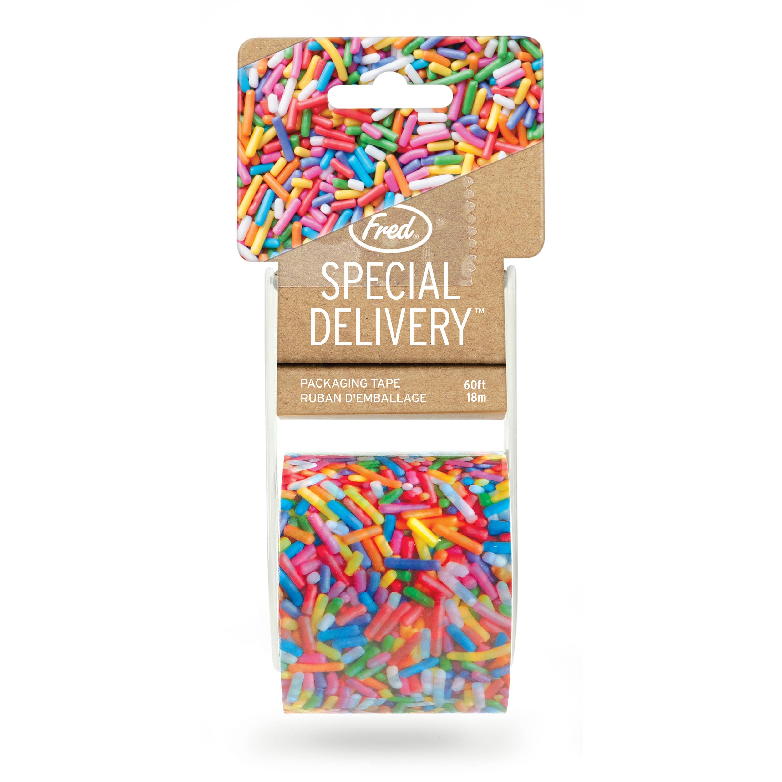 Fred & Friends - Special Delivery - SPRINKLES - Printed Packing Tape