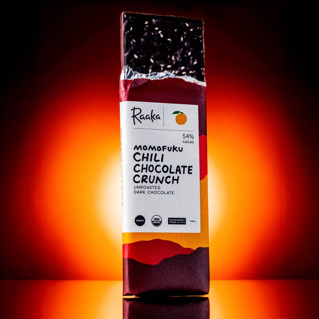 Raaka Chocolate - Momofuku Chili Chocolate Crunch - Limited Edition Batch