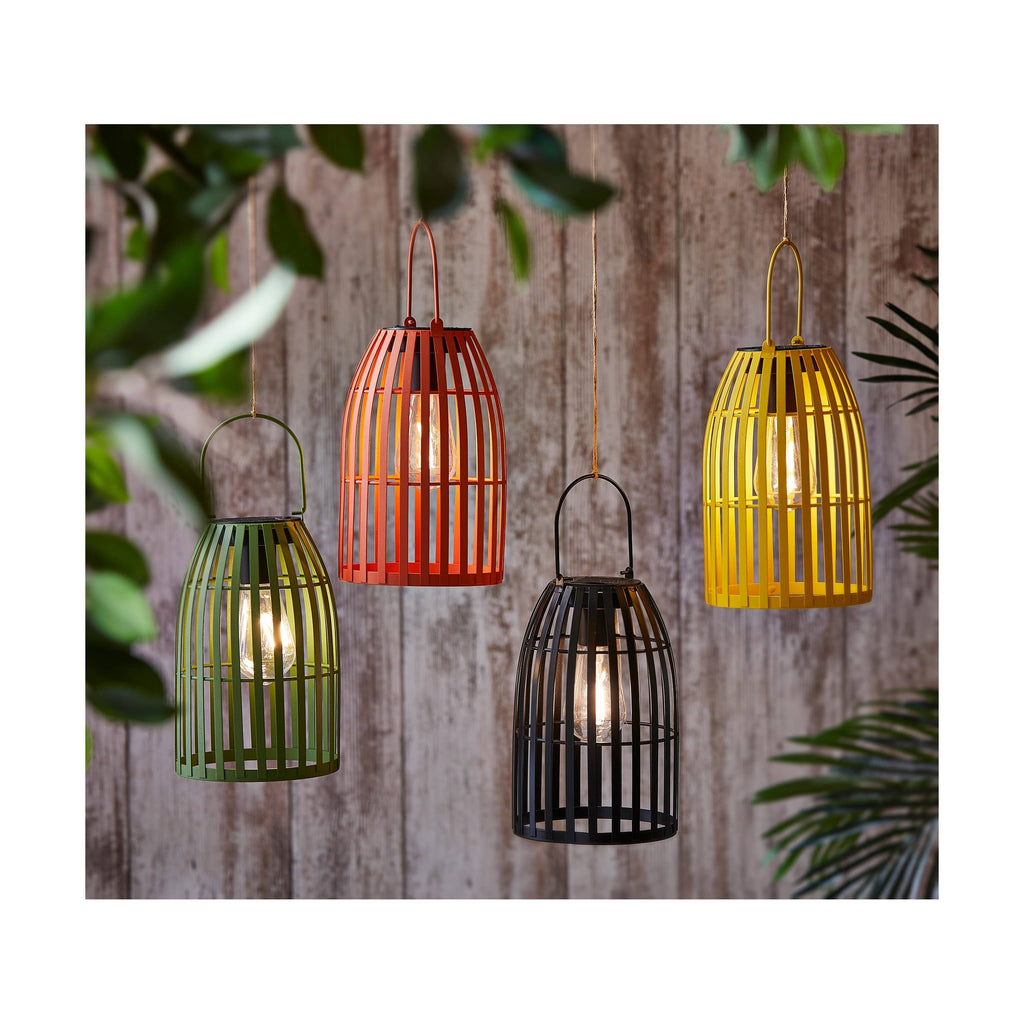 tag - Firefly Metal Solar Hanging Lantern - Blue