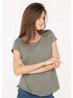 LINEN & COTTON HOUSE - COTTON T-SHIRT ROUND NECK, BASIC 8117