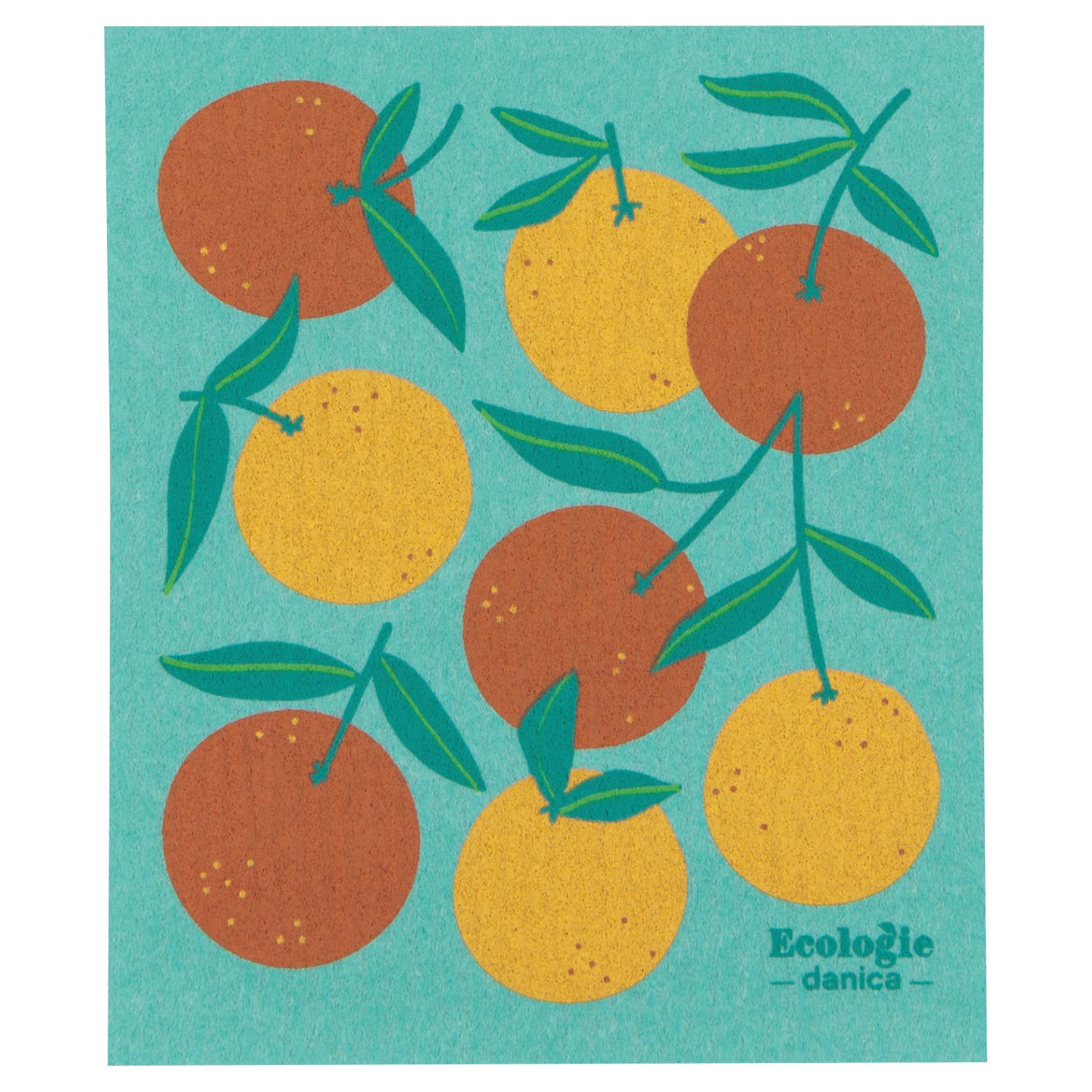 Ecologie - Oranges Swedish Dishcloth