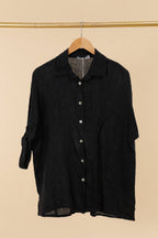 la maison des fibres naturelles - 620090u 100% linen shirt made in Italy