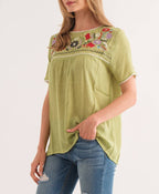 Raj Trading & Imports (USA) Inc. - Juna Embroidered Top 1295