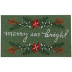 Now Designs by Danica - Poinsettia Christmas Coir Fiber Doormat
