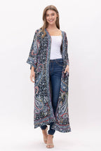 Raj Trading & Imports (USA) Inc. - Sierra Midnight Blue Thick Stitch Duster