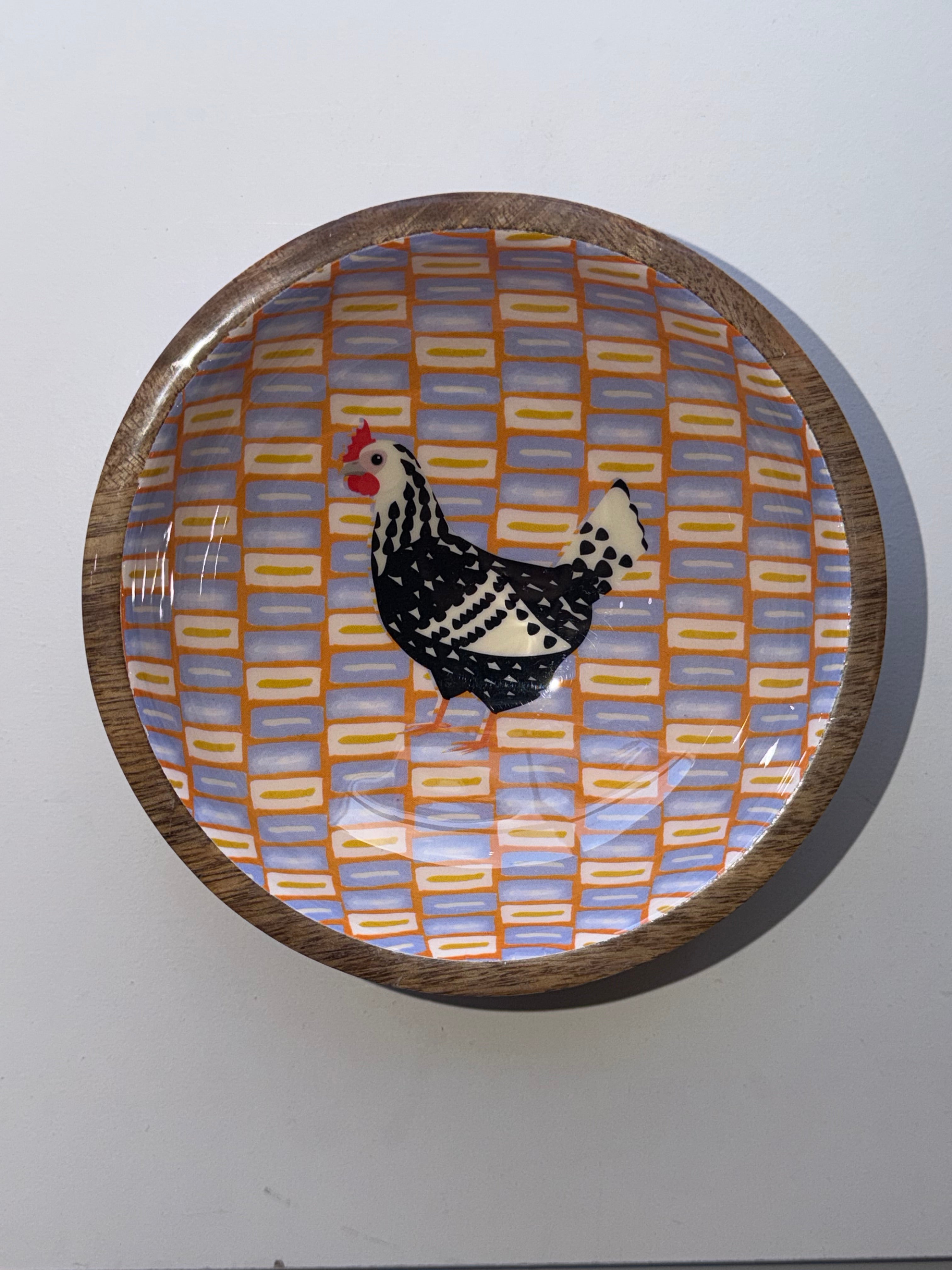 180° - Mango Wood Hen Bowl