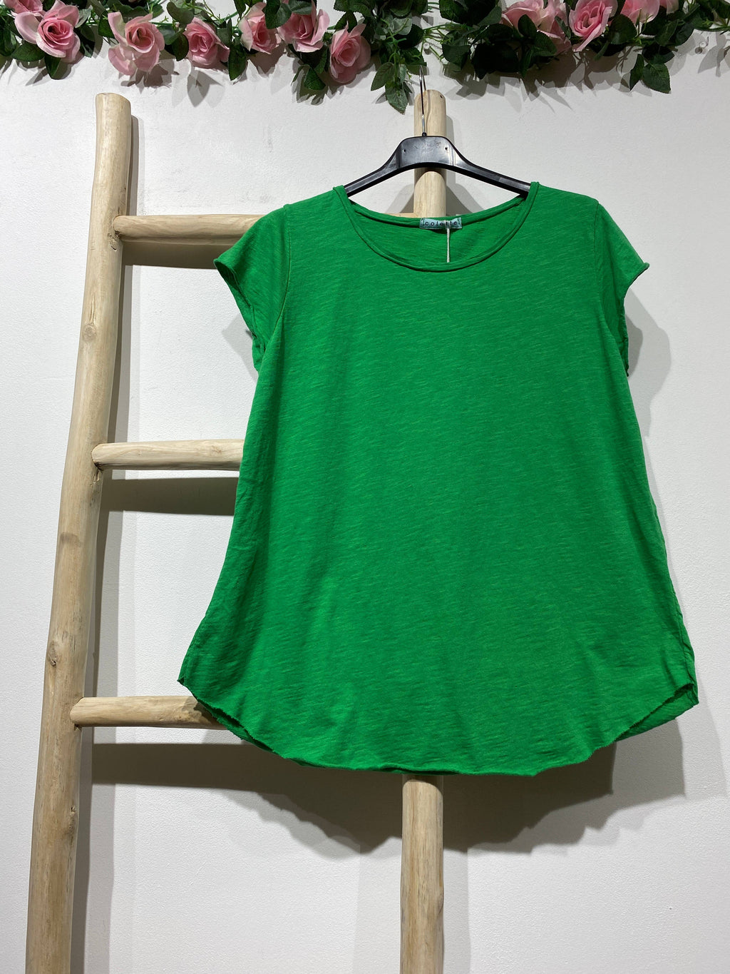 LINEN & COTTON HOUSE - COTTON T-SHIRT ROUND NECK, BASIC 8117