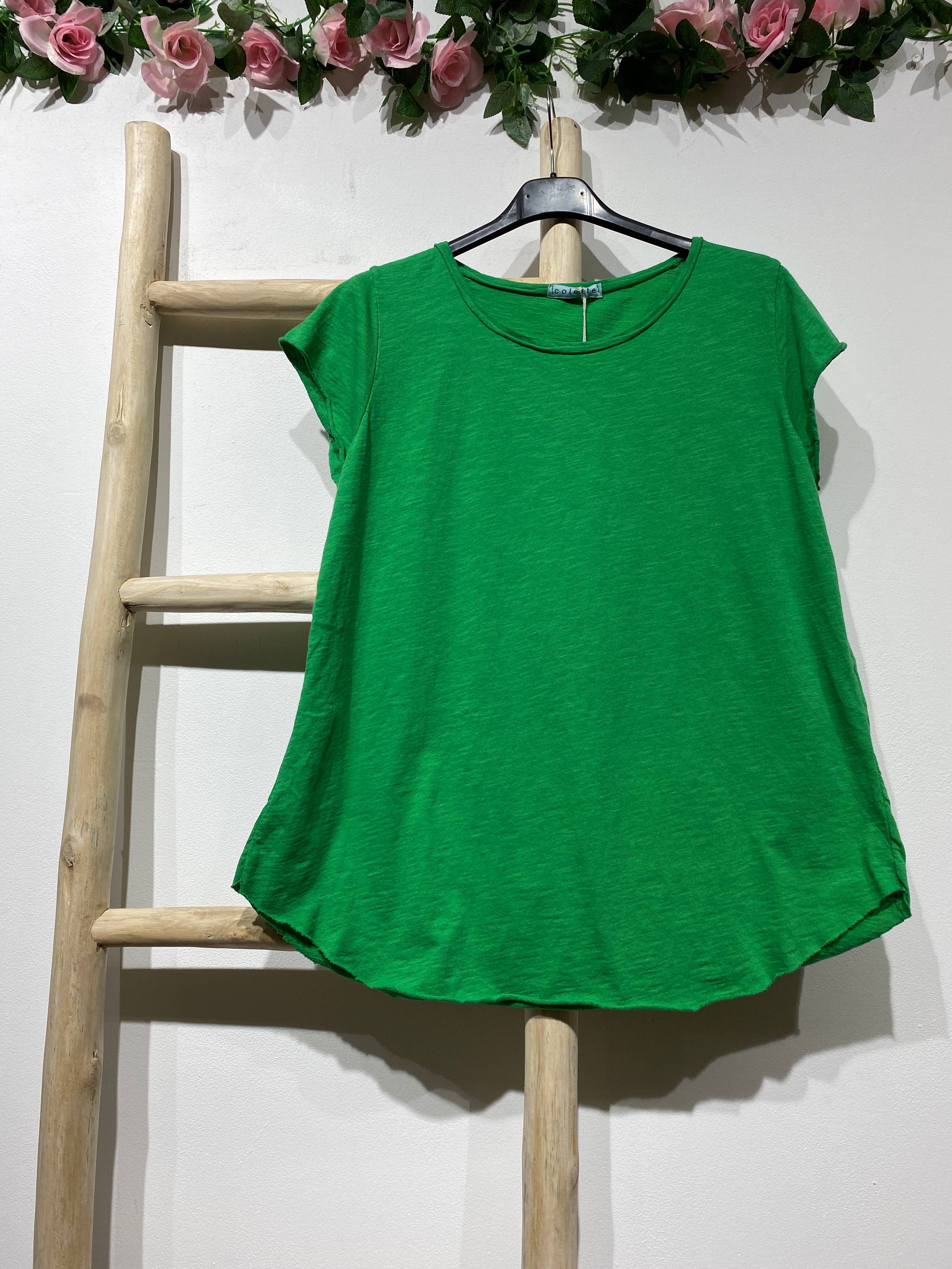 LINEN & COTTON HOUSE - COTTON T-SHIRT ROUND NECK, BASIC 8117