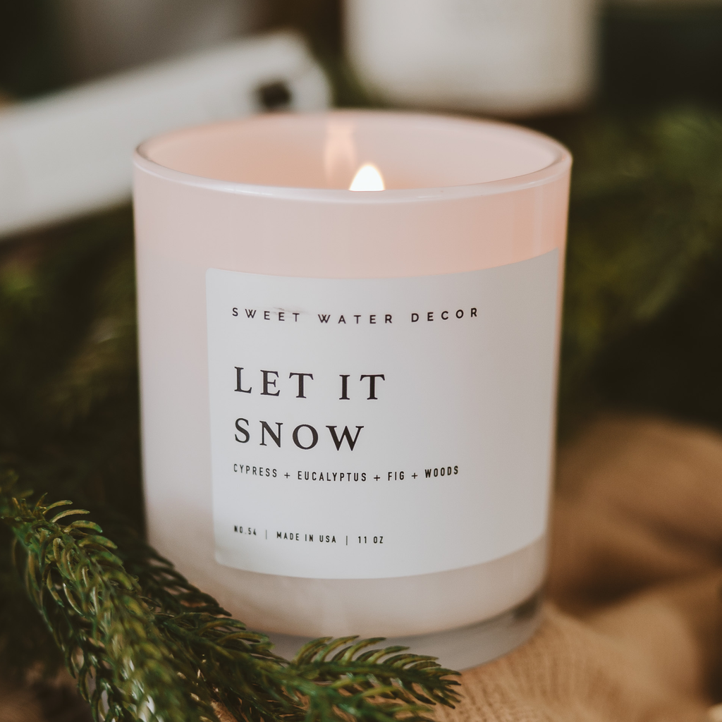 Sweet Water Decor - Let It Snow 11 oz Soy Candle