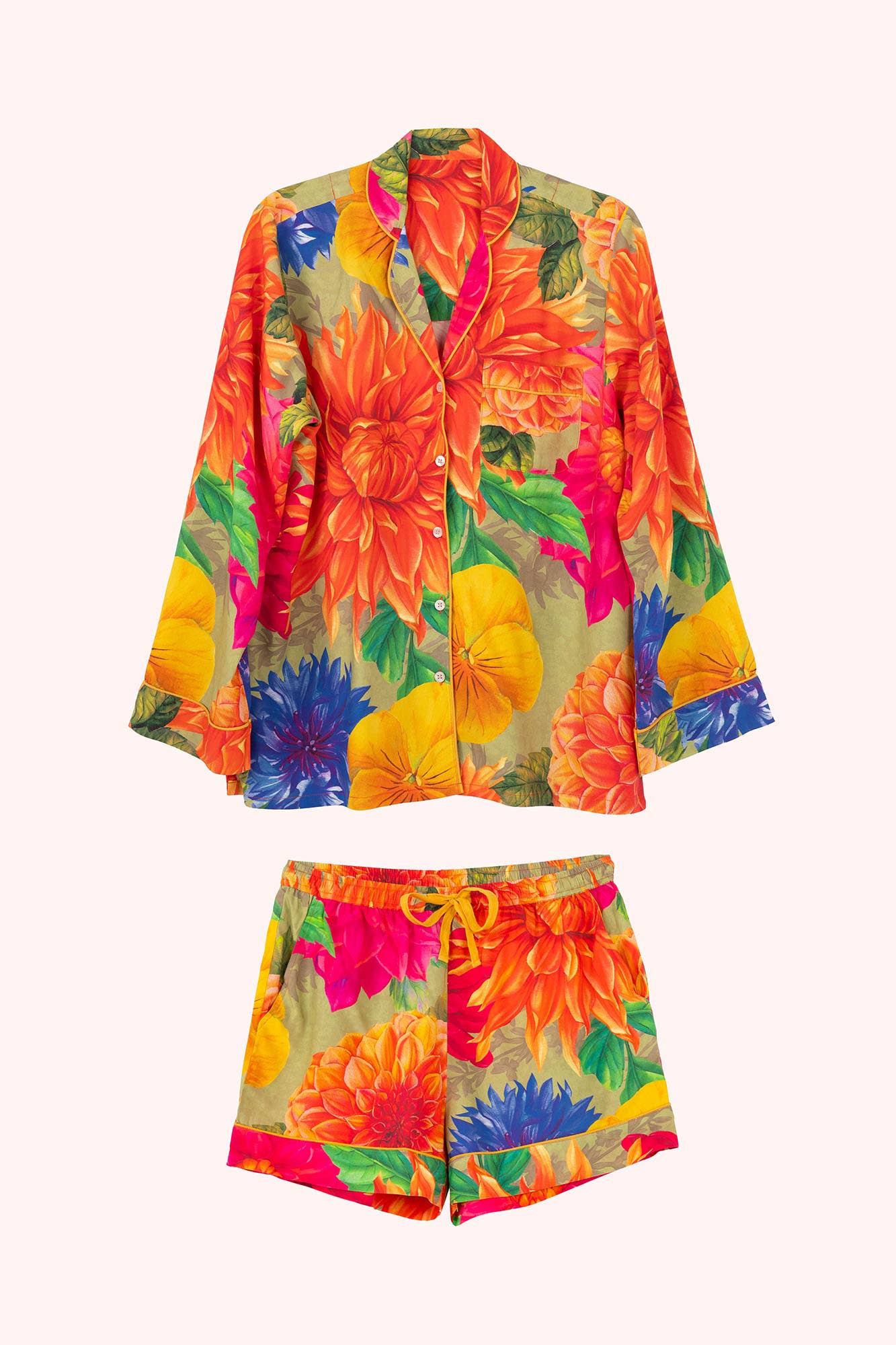 Powder Design inc - US - Bountiful Blooms Supersoft Pyjamas - Small