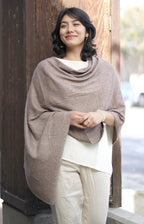 Dolma - Cashmere Poncho Mocha 