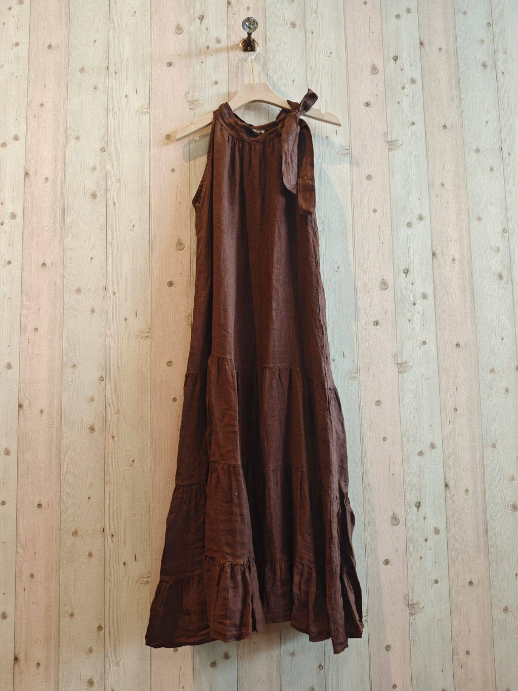 Linen & More - REF 72319 LONG DRESS BOW 100% LINEN