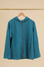 la maison des fibres naturelles - Zip jacket 09568 20% nylon 75% polyester 5% elastic