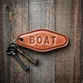 Sugarhouse Leather - Boat Leather Keychain Motel Style