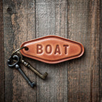 Sugarhouse Leather - Boat Leather Keychain Motel Style