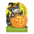 Bad Betty Greeting Co. - Vintage Funny Halloween Card - I'm 100% That Witch