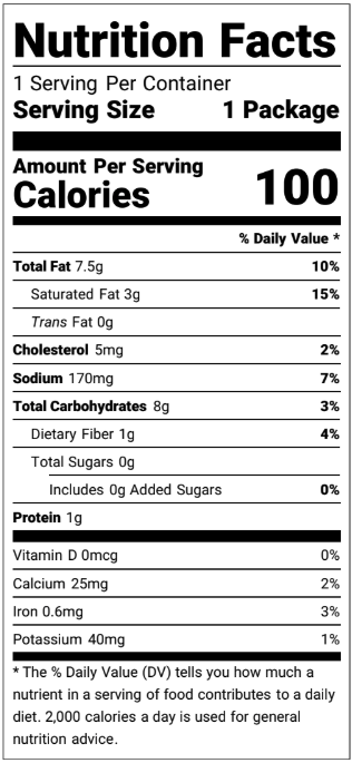 Poppy Hand-Crafted Popcorn - Pimento Cheese Snack Bag