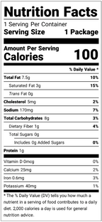 Poppy Hand-Crafted Popcorn - Pimento Cheese Snack Bag