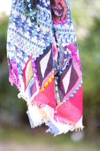 Dolma - Gul Embroidered Floral WoolScarf/Wrap 