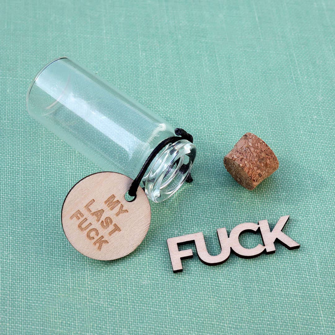 Bad Betty Greeting Co. - My Last Fuck Jar - Funny Novelty Gift