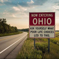 House of Swank Clothing - Now Entering Ohio Sticker