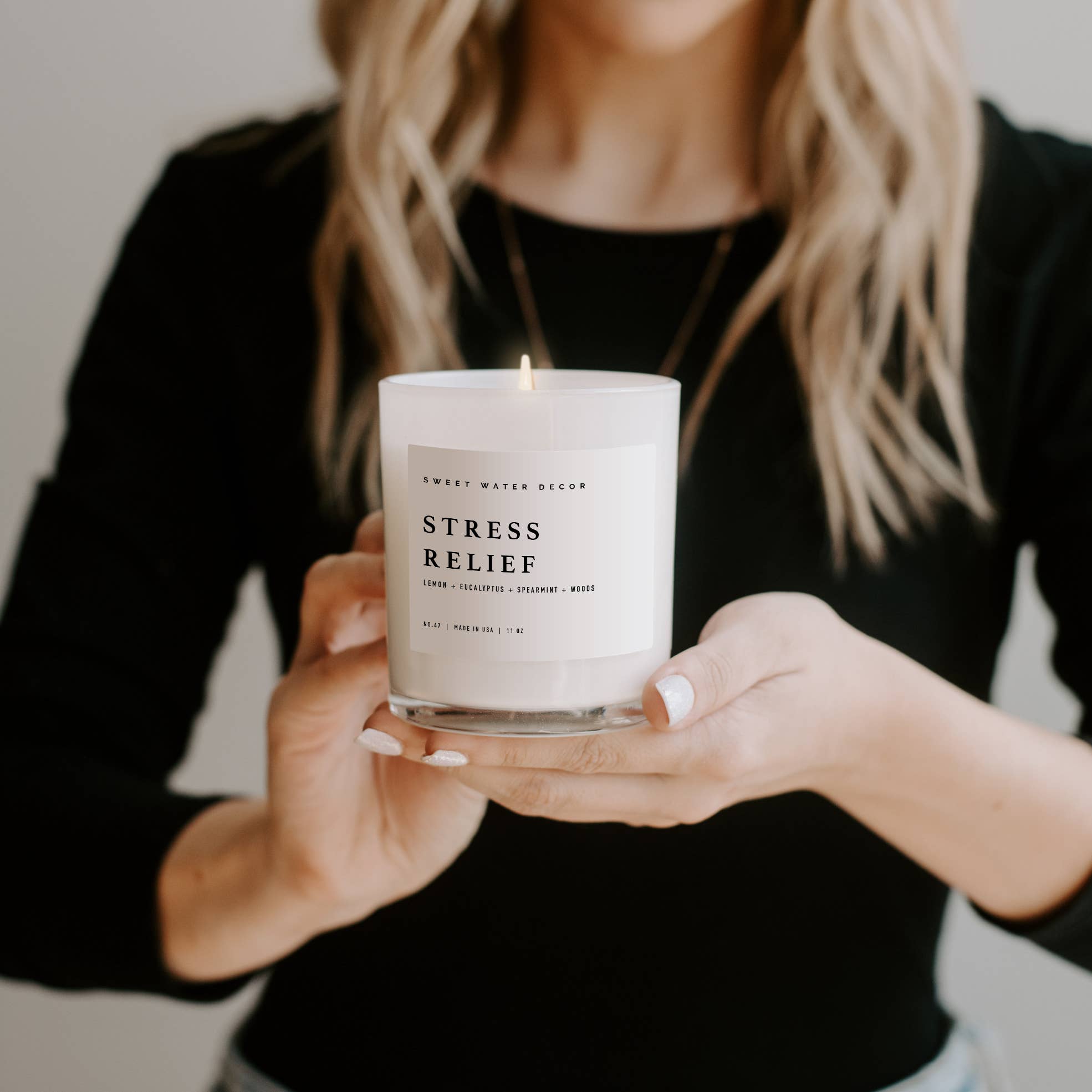 Sweet Water Decor - Stress Relief 11 oz Soy Candle - Home Decor & Gifts
