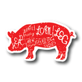 House of Swank Clothing - Pig Picking BBQ Sticker
