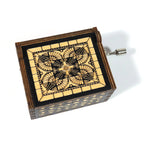 Bad Betty Greeting Co. - Funny Twinkle Twinkle Hand-Crank Music Box - Wooden Lasered