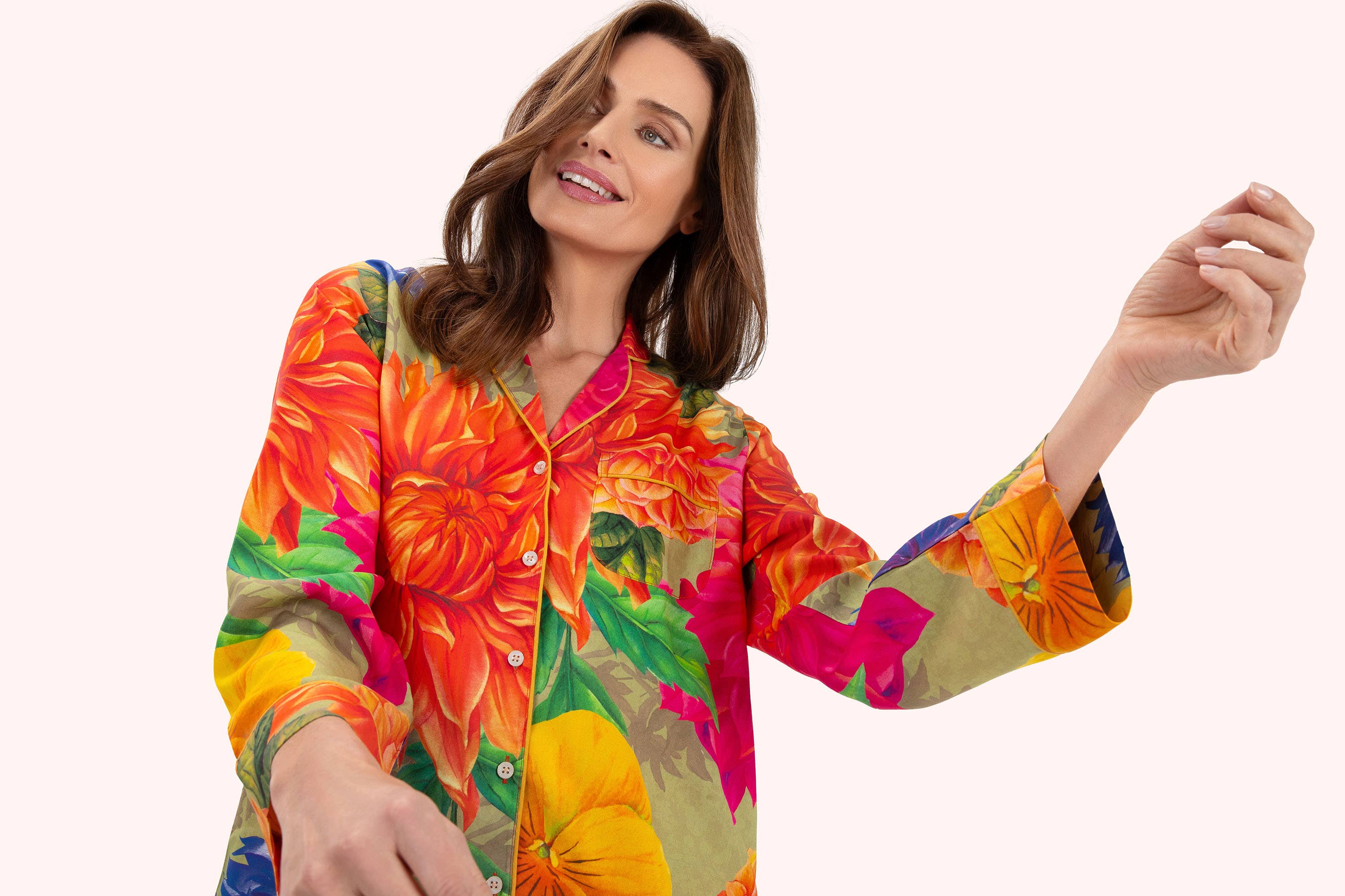 Powder Design inc - US - Bountiful Blooms Supersoft Pyjamas - Small