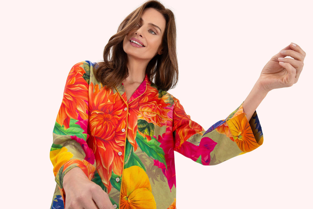 Powder Design inc - US - Bountiful Blooms Supersoft Pyjamas - Medium