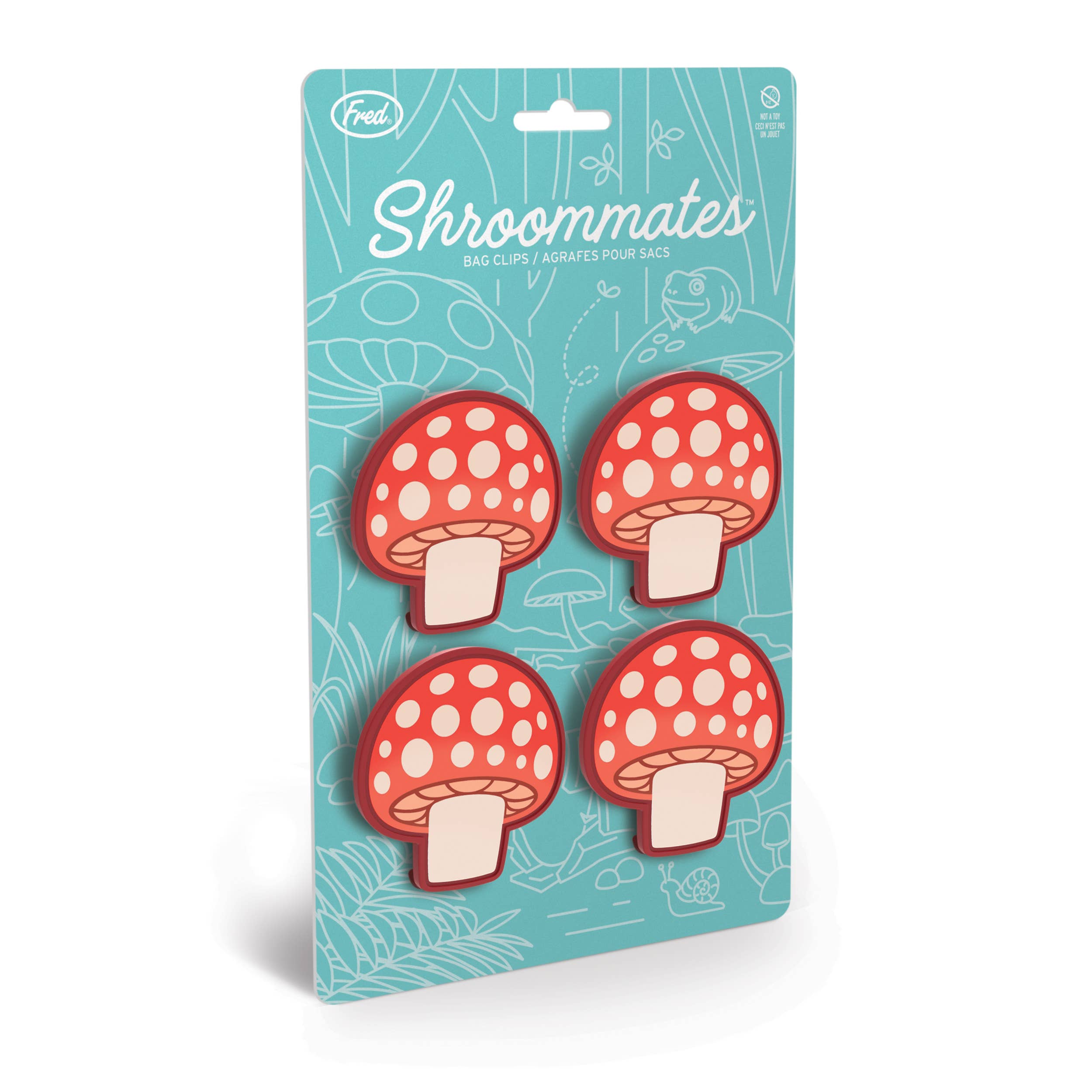 Fred & Friends Shroommates Bag Clips