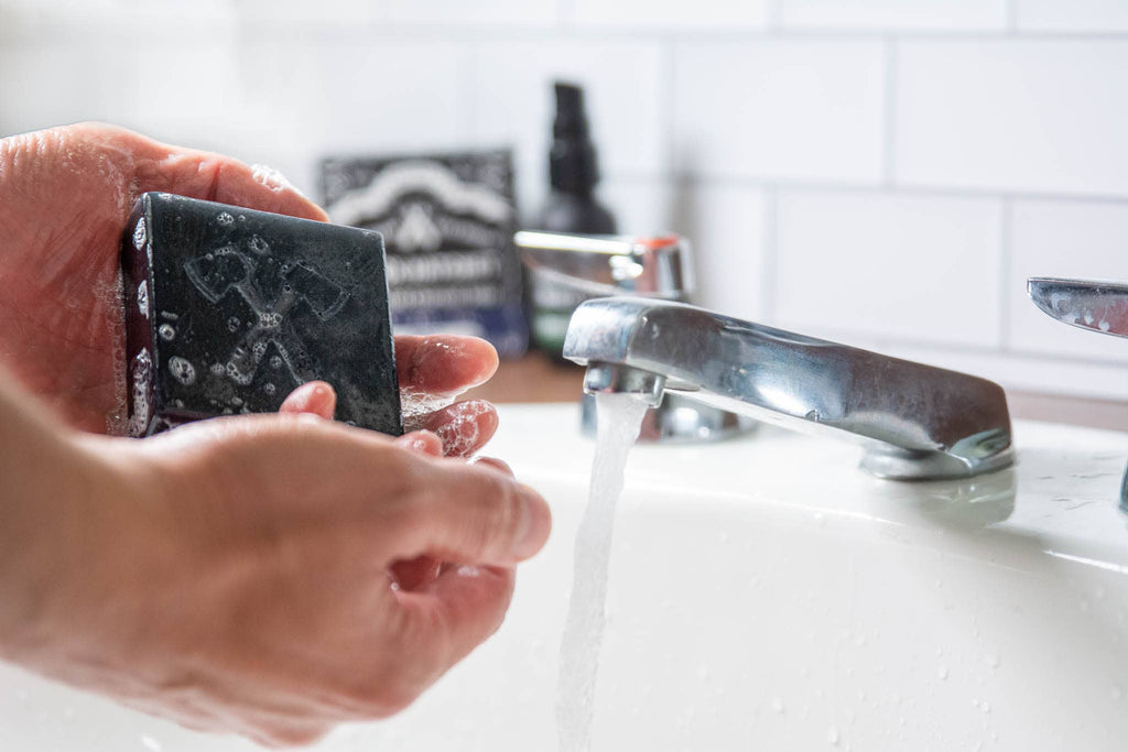 Latika Beauty - Charcoal Soap – Grit | Detox Bar for Men with Charcoal