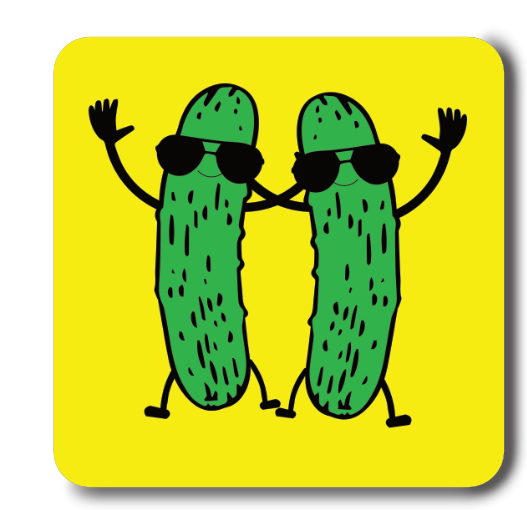 House of Swank Clothing - Pair of Pickles Sticker