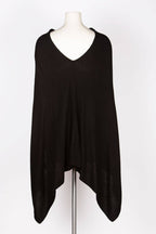 Dolma - Cashmere Poncho Black