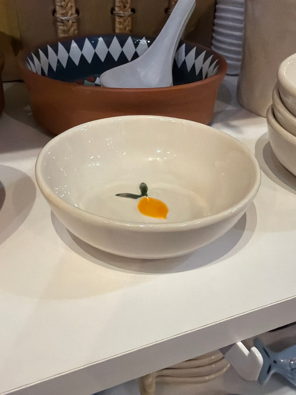 Danica - Pinch Bowl Petite Motif Lemon
