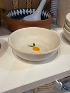 Danica - Pinch Bowl Petite Motif Lemon