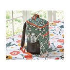 tag - Leaf Insulated Cooler Tote Green Multi Canvas Summer