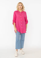 la maison des fibres naturelles - 100% linen shirt 620159