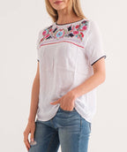 Raj Trading & Imports (USA) Inc. - Juna Embroidered Top 1295