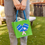rockflowerpaper - PICKLEBALL GREEN Itsy Bitsy Reusable Gift Bag Tote