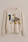 Urban Daizy - Mallard Duck Intarsia Knit Sweater