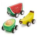 Kikkerland Design Inc - Fruit-Fun Pullback Cars