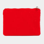 Collections by Fame Accessories - White Heart Seed Beaded Coin Purse